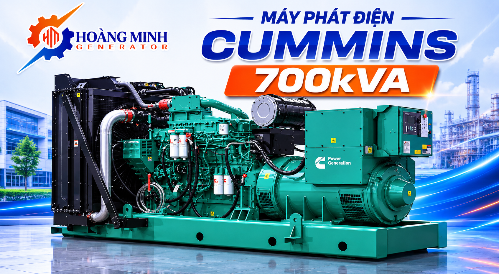 Máy Phát Điện Cummins 700kVA HM