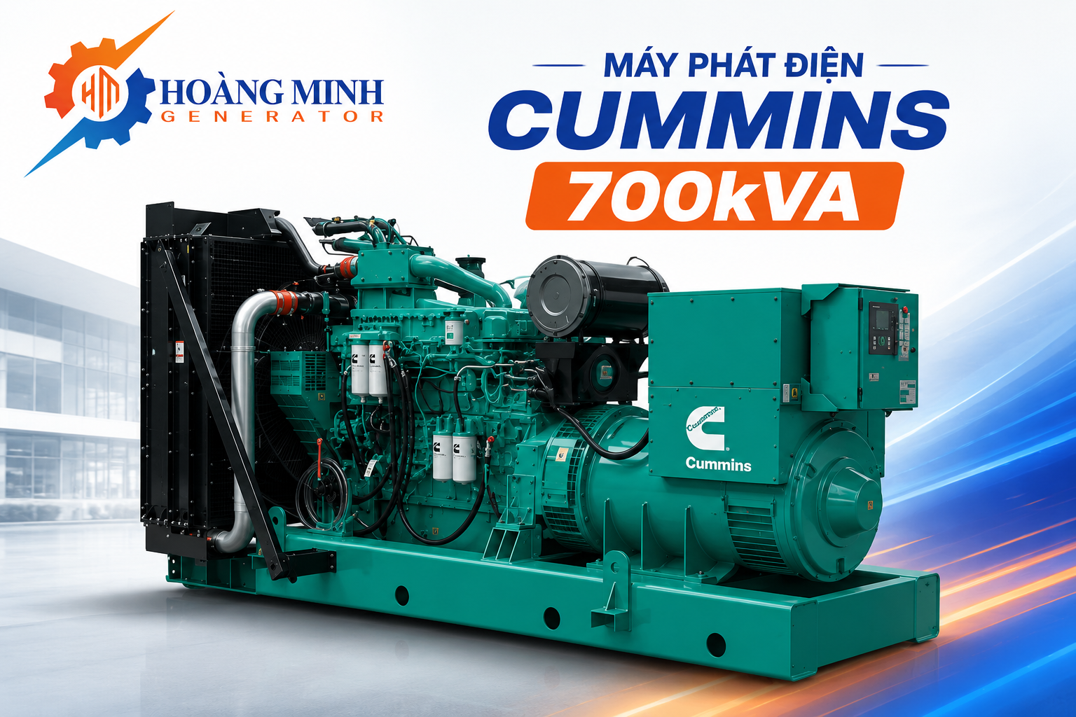 Máy Phát Điện Cummins 700kVA HM