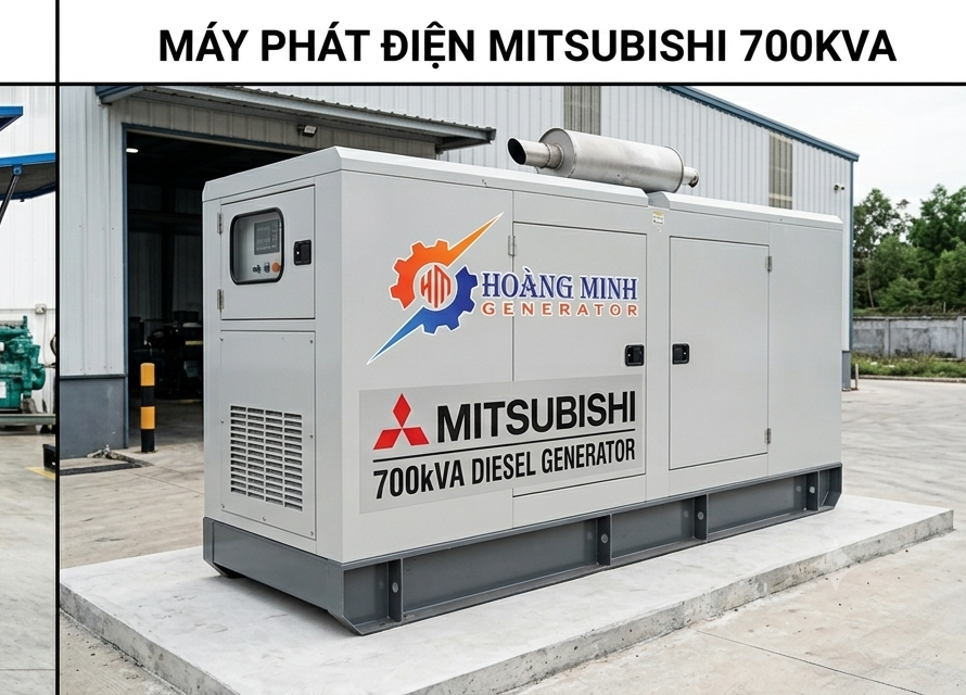 Cách chọn máy phát điện Mitsubishi 700kVA phù hợp