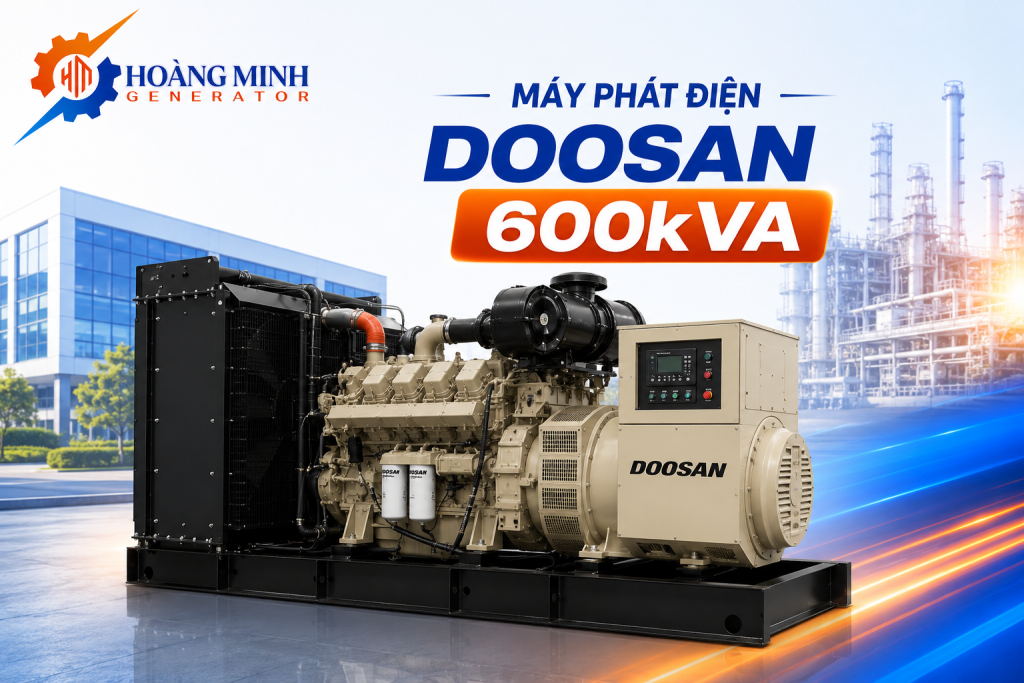 Máy Phát Điện Doosan 600kVA