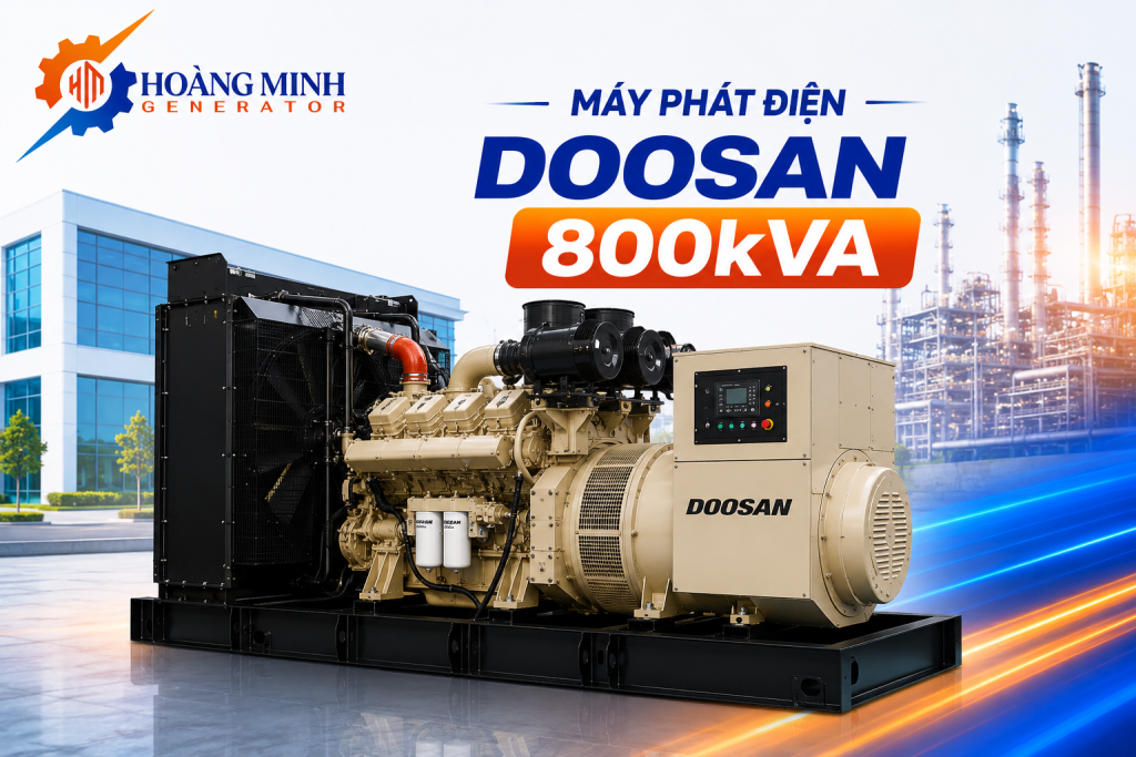 Đánh giá chất lượng máy phát điện doosan 600kva