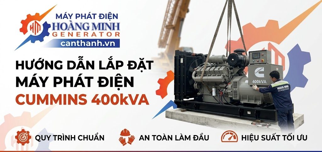 hướng dẫn lắp đặt máy Cummins 400kVA