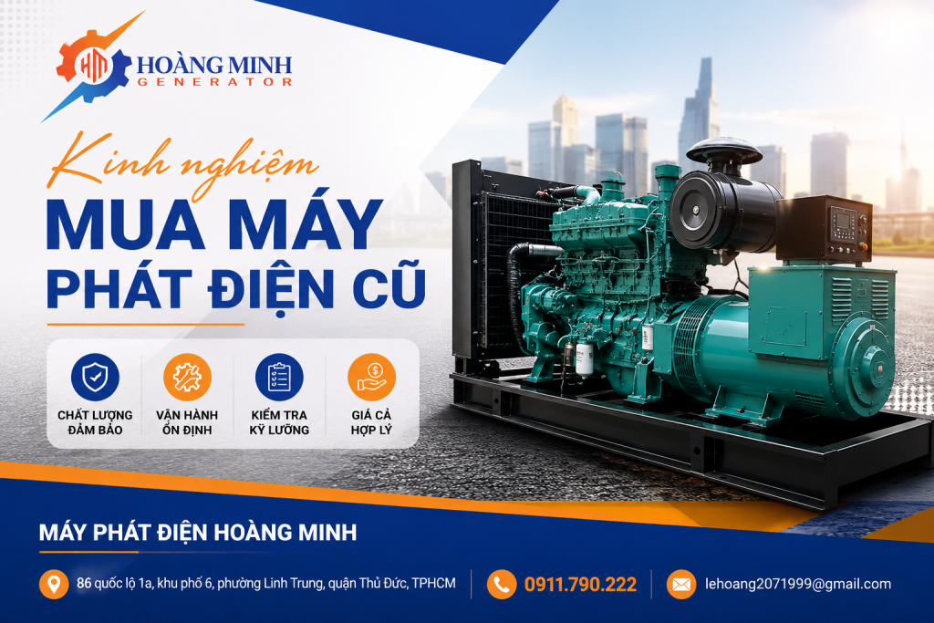 kinh nghiệm mua máy phát điện cũ